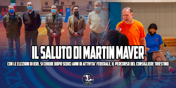 IL SALUTO DI FINE MANDATO DI MARTIN MAVER